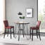Tabouret de bar moderne en similicuir noir LUMera-530384756-530384753