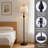 Zeller 62.5" Tall Standing Up Metal Column Floor Lamp - MCM Vintage Modern Traditional Novelty Floor Lamps for Living Room, Bedroom, Garage & Reading Corner-1902687336