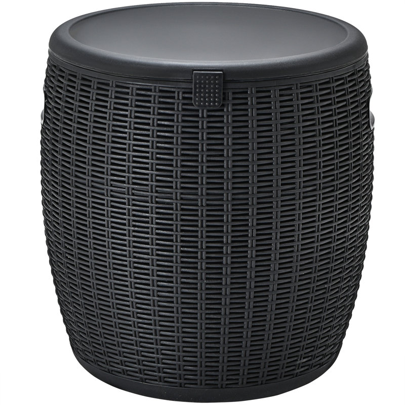 Plastic Ice Bucket, Black