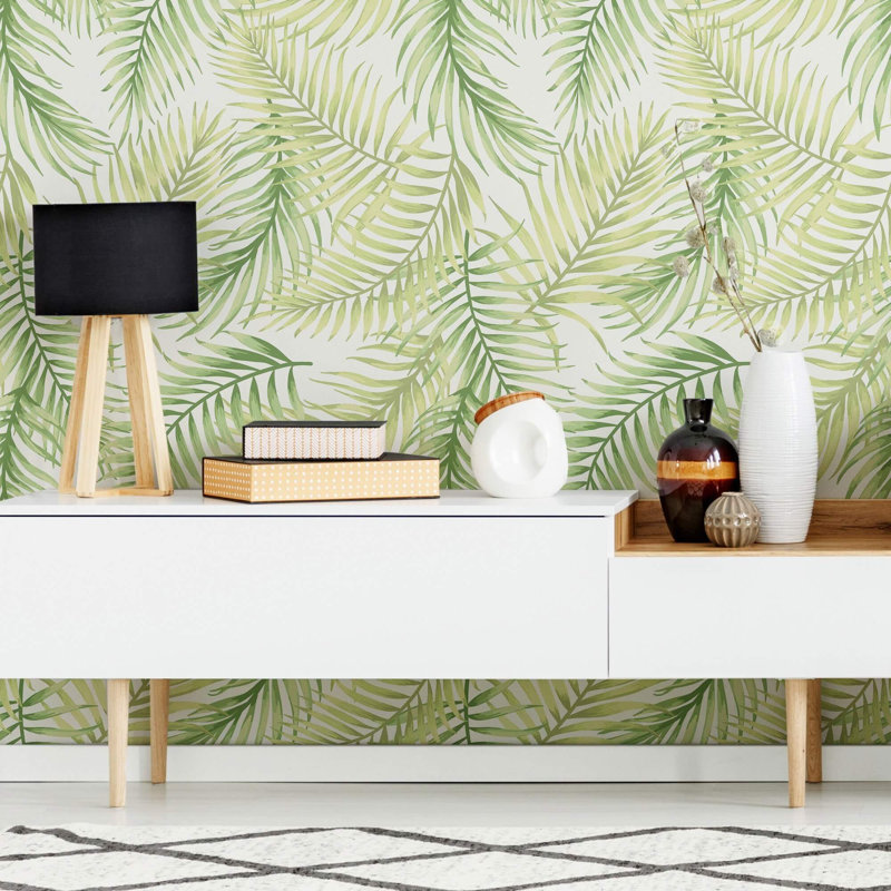 Carreau de papier peint Brightmoor, L 2 pi x L 10,5 pi