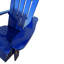 Chaise d'extérieur / d'intérieur bleu Populus Wood