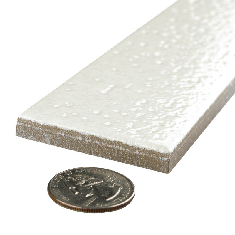 Carreau de mur et de plancher en porcelaine aspect pierre 2 po x 10 po Muretto, Tostato