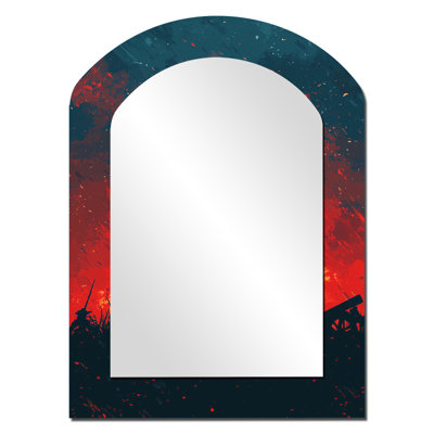 Miroir décoratif historique sur métal Revolution