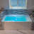 60" x 30" Whirlpool Heated Rectangular Alcove Acrylic Bathtub with Chrome/Matte Black Drain and Overflow-90238112-102424154