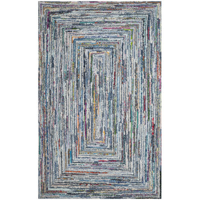 Baum Hand Tufted Cotton Geometric Rug