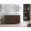Sonoma X P 22 po De meuble-lavabo double en noyer foncé Quartz-108247254