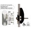 (2x Pack) Wave Grab Bar (18in), Left and Right Orientation-116023350