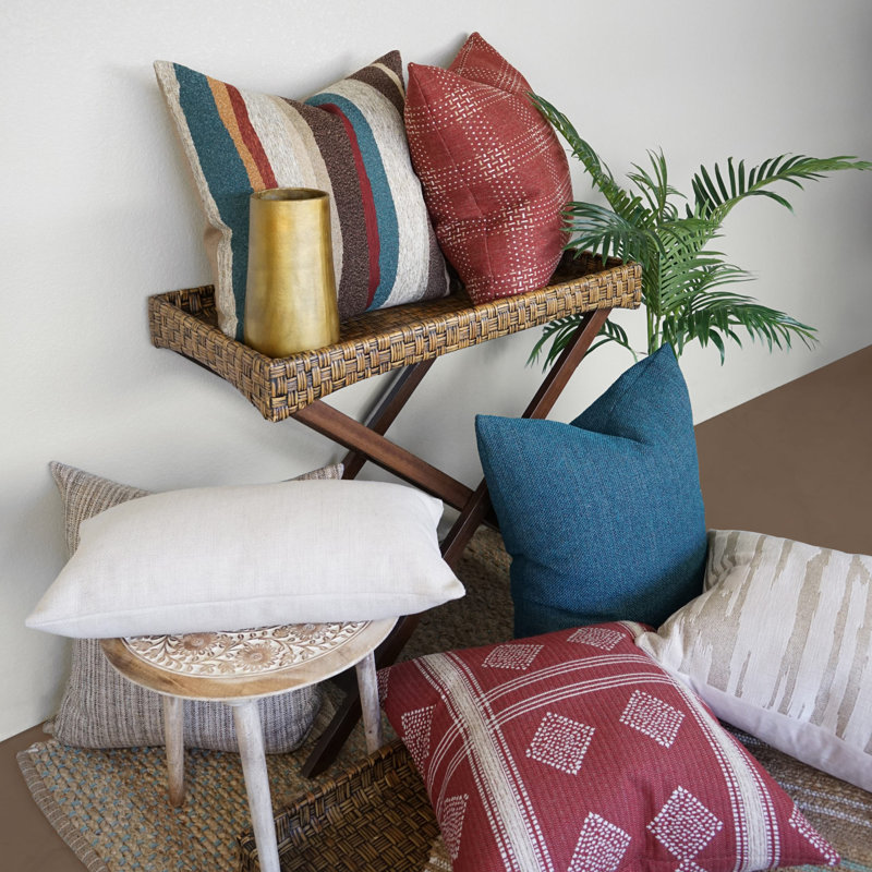 Horizon Pillow Cover & Insert, Sunset, Square 20"