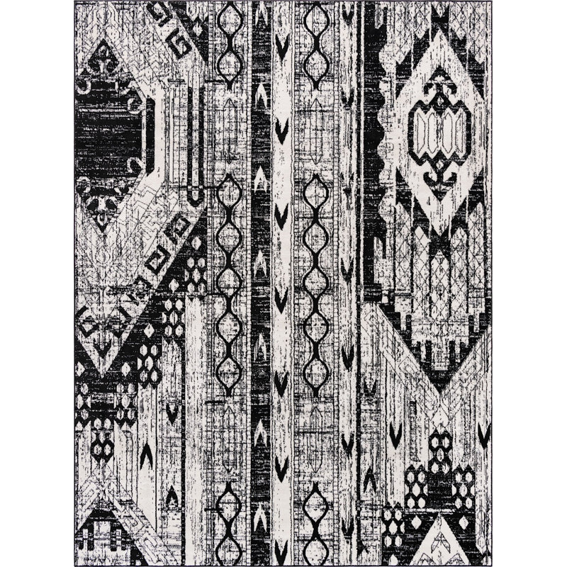 Wenden Ikat Indoor Rug, Rectangle 8' x 11'