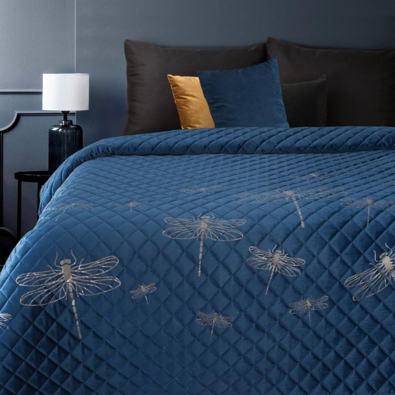 Puig No Pattern Bedspread, W220 x L240cm, Dark Grey