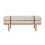 Banc rembourré Azayvion avec base en bois-1143185578