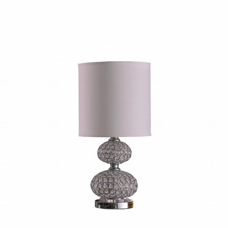 Lampe de table d'inspiration rétro en cristal