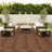 12" x 12" Solid Wood Interlocking Deck Tile-87680637