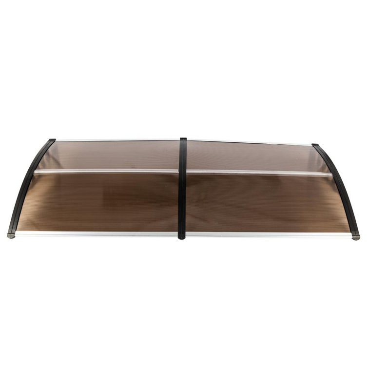 Happy Girl 2.01cm W x 0.99cm D Plastic Brown Cover Retractable Door / Window Awning