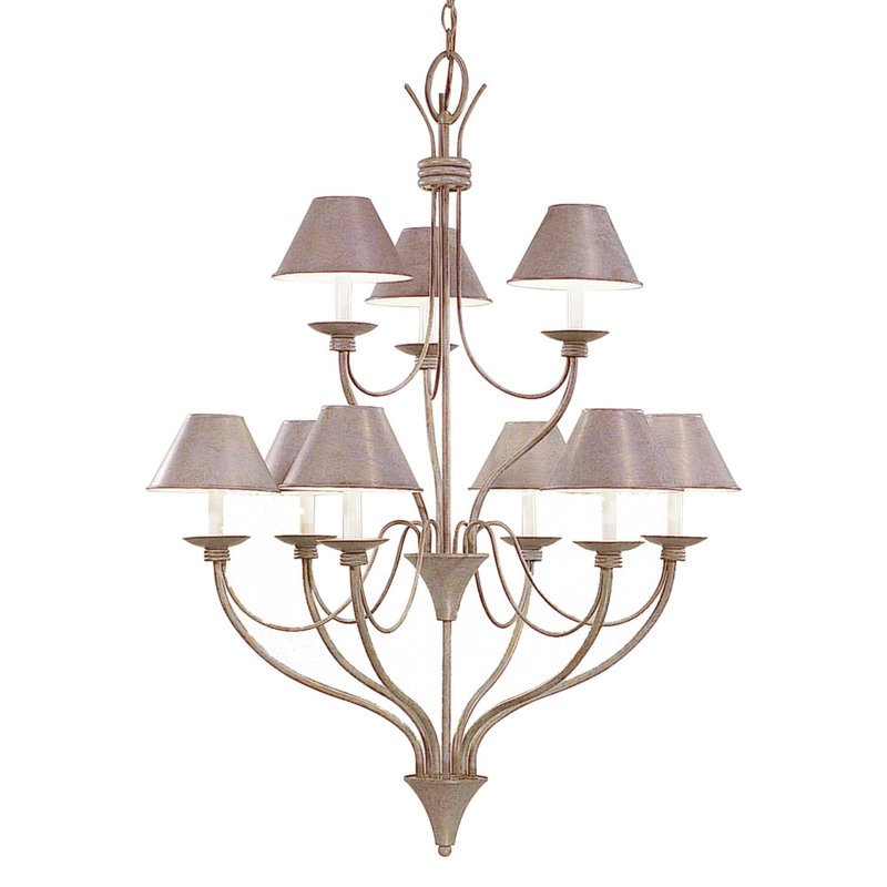  Lustre suspendu 9 lumières Eibo