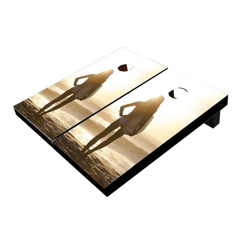 Planches de cornhole 2 pi x 3 pi Surf Girl