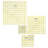 Omnigrid Square Rulers Value Pack, 4 Count, Assorted Sizes
