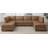 Faux Leather Modular Sectional