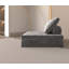 Canapé modulaire moderne modulaire simple, canapé de plancher sans accoudoirs avec coussin de dossier amovible pour des espaces de vie compacts