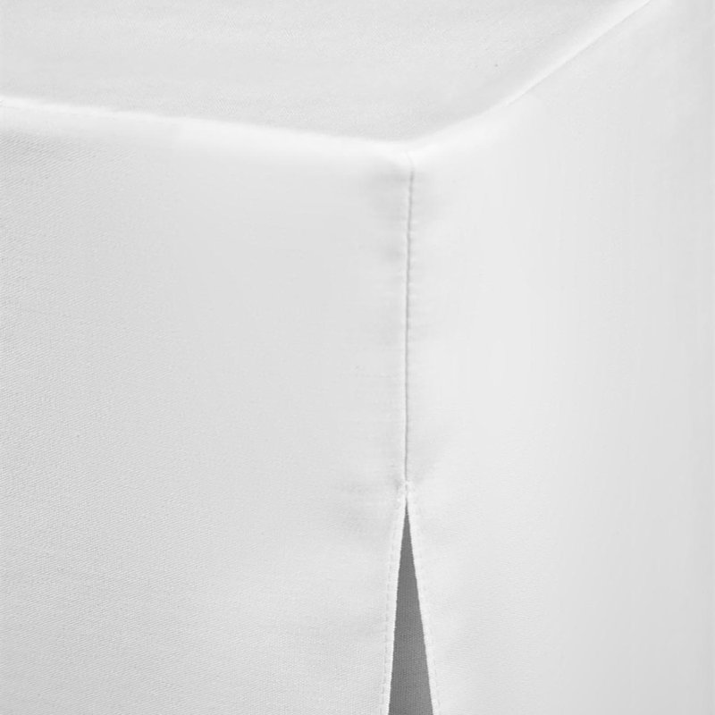 Tablevogue 34-Inch Square Table Cover, White