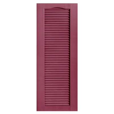 Cathedral Top Full-style Open Louvre Shutters Pair