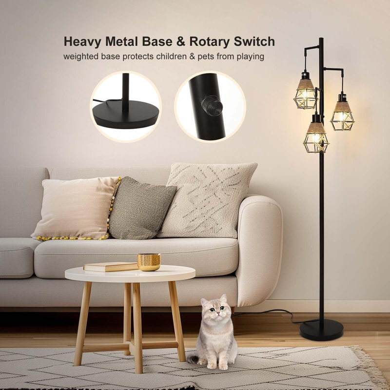 Lampe sur pied 65 po Farmhouse