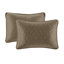 Couvre-lit réversible pour grand lit - matelassé pour un magnifique look surdimensionné avec rembourrage en coton et 2 taies décoratives incluses Lavable à la machine Literie moderne et élégante