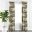 Greenwood Linen Abstract Room Darkening Pinch Pleat Single Curtain Panel-1876653960