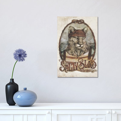 Salty Blood by Mike Koubou - Wrapped Canvas Print