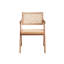 Lot de 2 fauteuils - Finition naturelle, finition de chaise de construction pour un bel espace extérieur