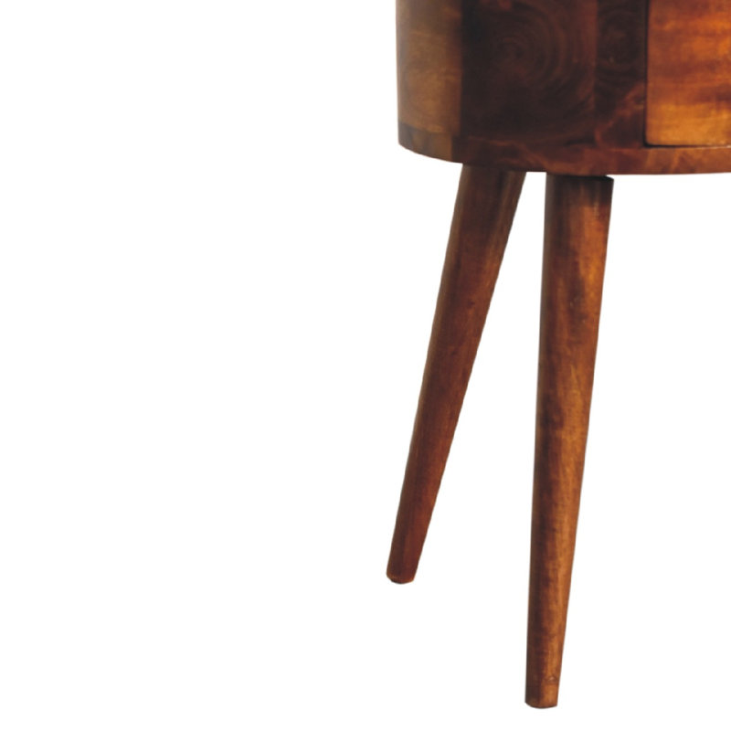 Hibbell 35cm W Solid Wood Bedside Table
