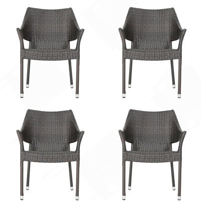 Outdoor Resin Chair, 52637.00MBRN KD MP4