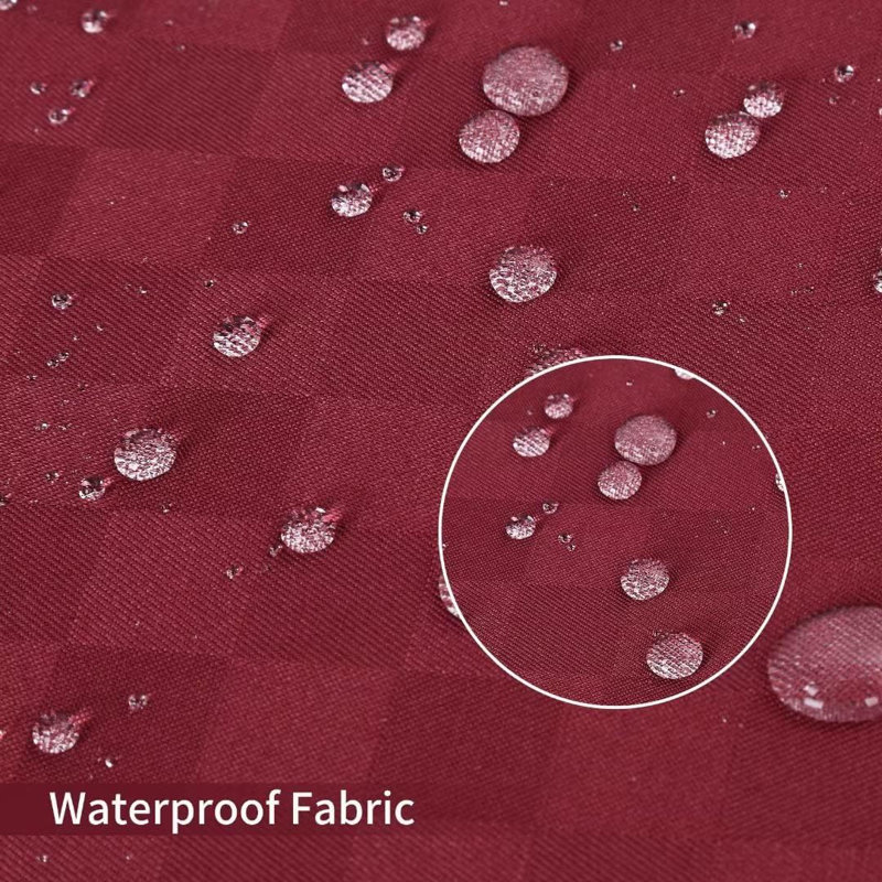 Nappe ronde imperméable et infroissable