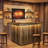 L-Shaped Home Bar Cabinet, 4-Tier Corner Liquor Bar Table-1662072041