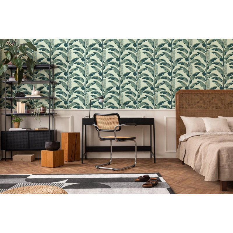 Banana Leaf - Green Wallpaper