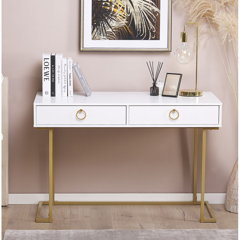 Karlie 115cm Console Table, White