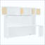 Lit escamotable avec bureau et armoires en rotin, lit mural peu encombrant pour bureau à domicile-131125068