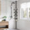 Adjustable 4 Tier Shower Corner Shelf 85 305 cm Bathroom Shower Caddy Organiser