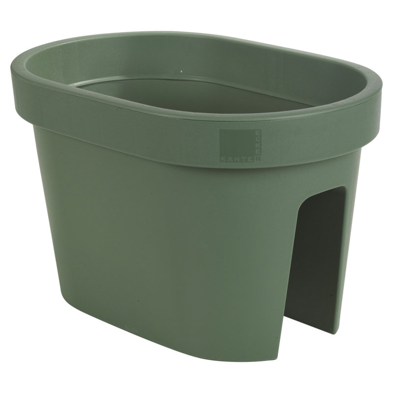Arthelia Railing Planter, Green