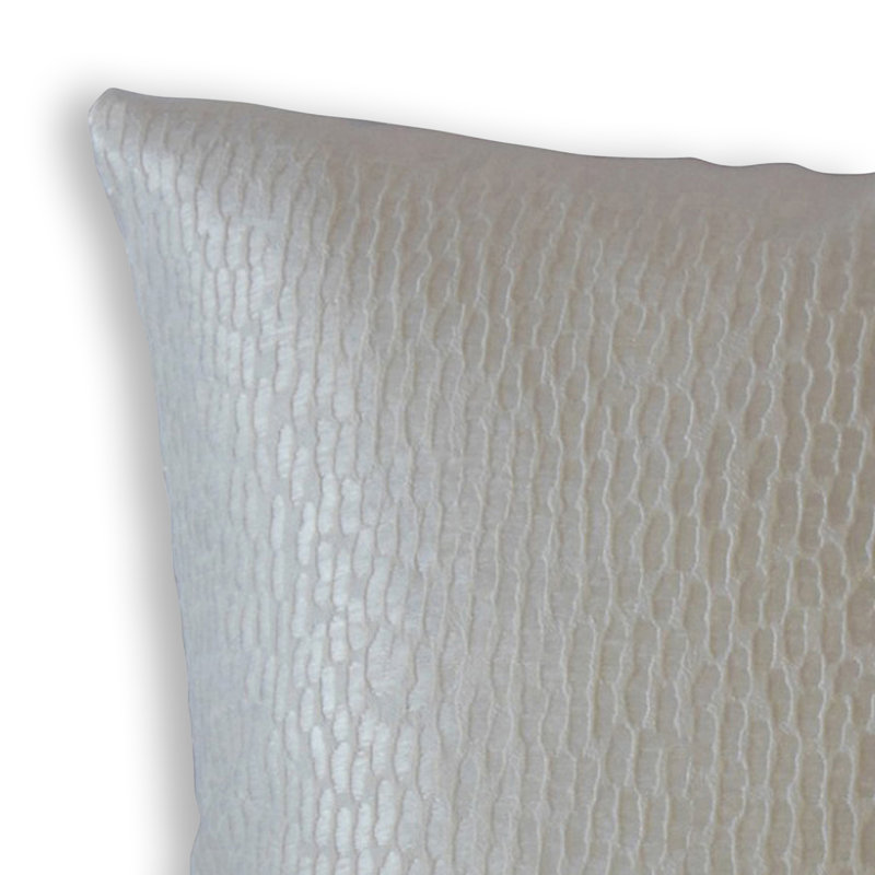 Oreiller uni Raimi, 26 po x 26 po, Coussin décoratif