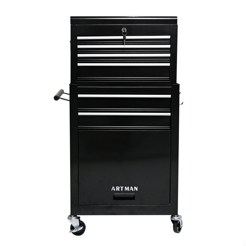 High Capacity Rolling Tool Chest With Wheels And Drawers, 6-Drawer Tool Storage Cabinet