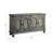 Pavan Rustic Gray Finish Console Cabinet
