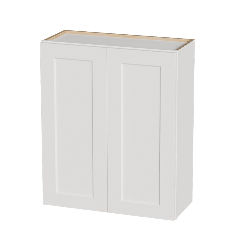 Spacieuse armoire de rangement en bois pour salle de bain, fixation murale moderne Shaker