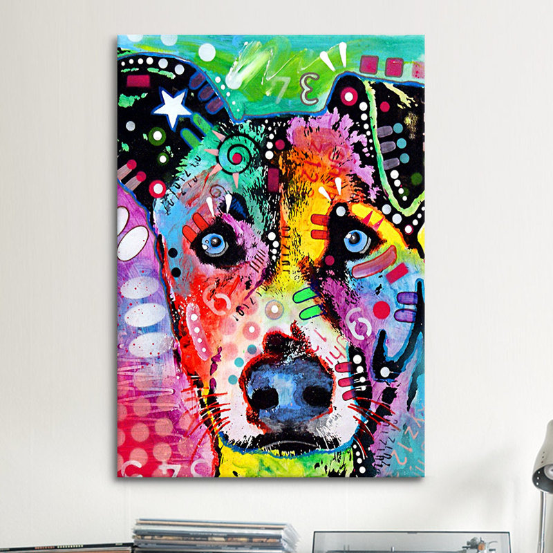 Impression sur toile retournée, H 26 po x l 18 po x P 1,5 po, Toile tendue