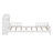 Twin Size Platform Bed With Bookcase Headboard & LED Motion Sensor Light, Adjustable Guardrails-112395557