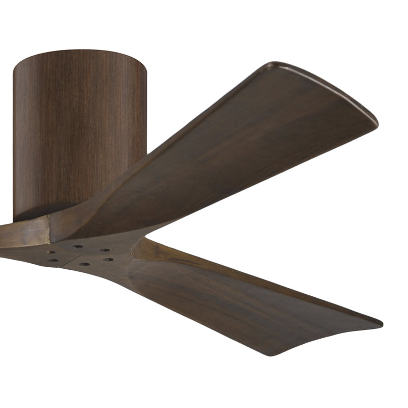 Ventilateur de plafond à 3 pales Olivier, Noyer, Ton noyer, 52"