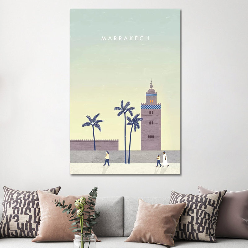 Marrakech 1 Piece Wrapped Canvas Wall Art, 152.5 cm H x 101.5 cm W