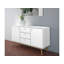Justine 140Cm Wide 3 Drawer Sideboard-20389187