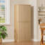 Armoire de rangement en bois cannelée avec portes, 6 tablettes de porte, organisateur et armoire de cuisine polyvalente Kitchen Pantry-443408209