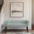 Welburn Upholstered Bench Teal-912572071